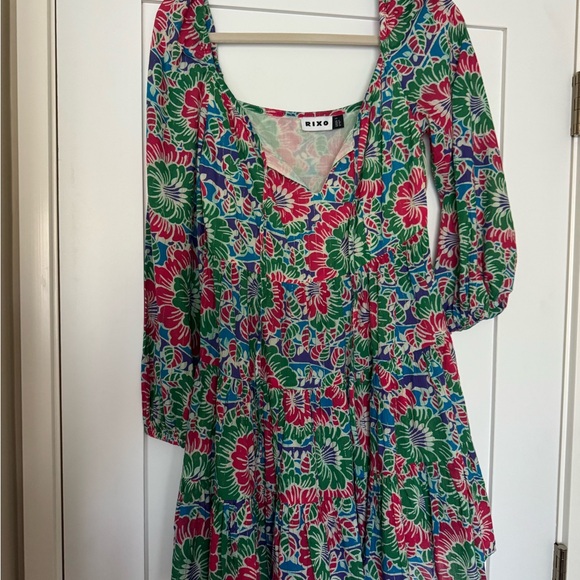 RIXO “Roxy” Colorful Floral Mini Dress - Picture 3 of 6